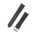 Featured image of the Mid Grey Plaid with Blue Windowpane watch band