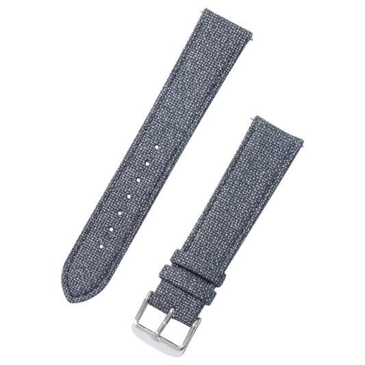 Featured image of the Dark Grey Solid Weave Effect watch band