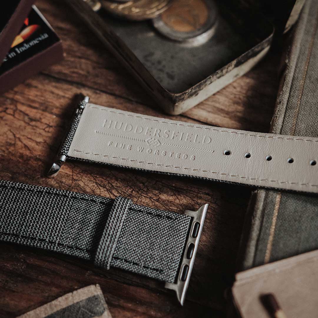 Savile Row suiting fabric watch straps