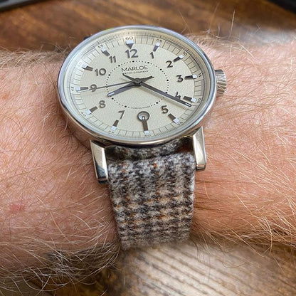 LIGHT BROWN GLENCHECK