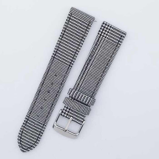 Featured image of the Large Exploded Black & White Glen watch band