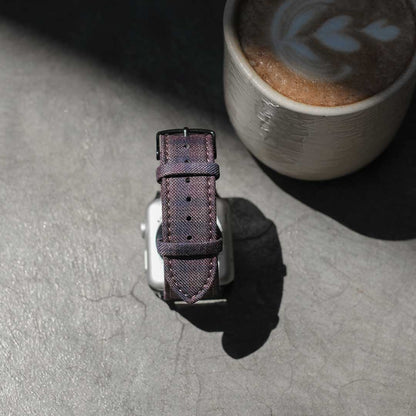 Apple Watch PLUM/NAVY/BROWN GRID CHECK