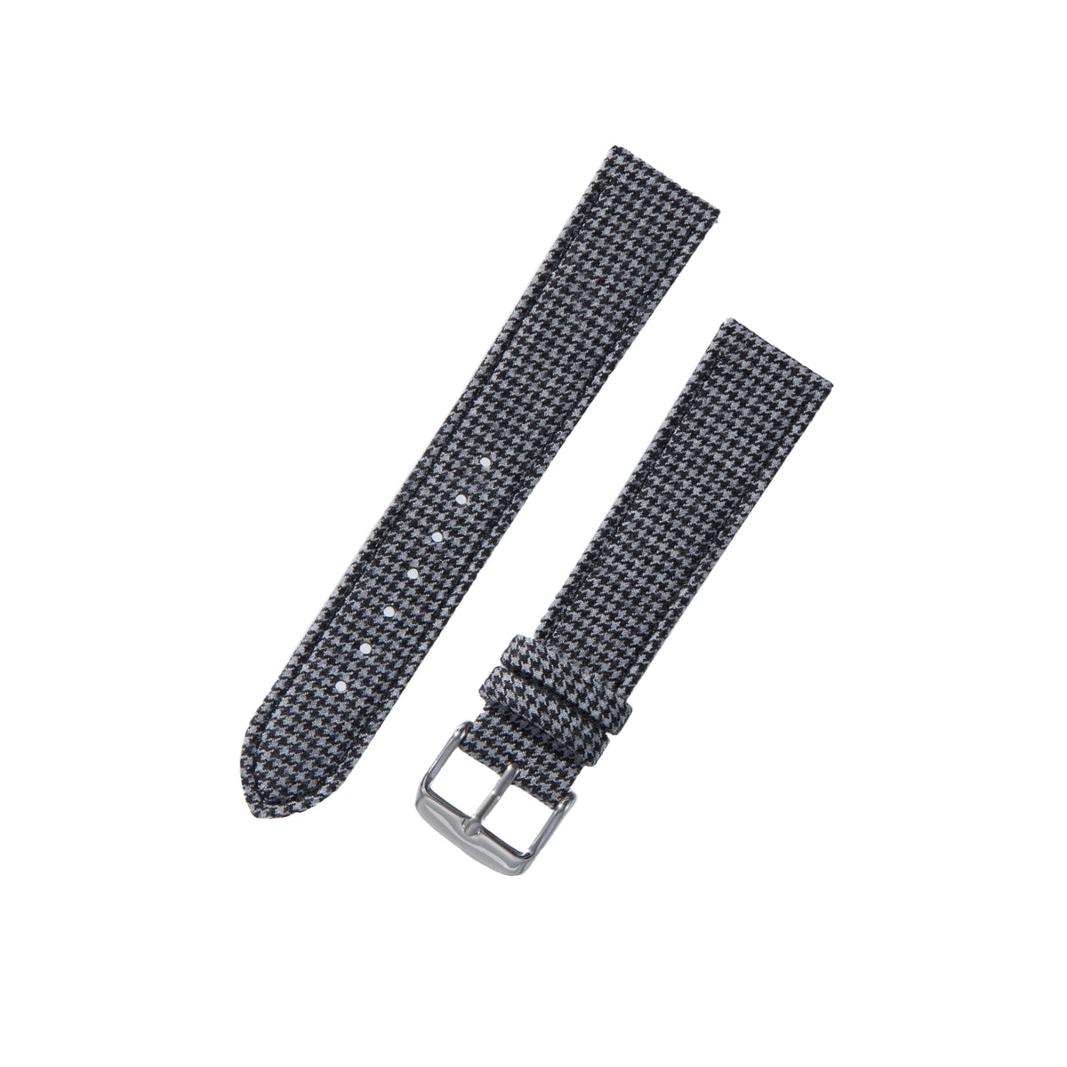 Featured image of the Black & White Houndstooth strap
