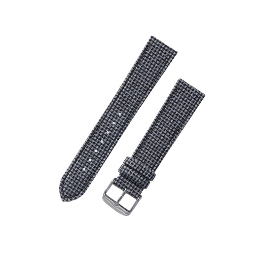 Featured image of the Black & White Houndstooth strap
