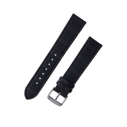 Featured image of the Dark Grey with Grey Stripe watch band