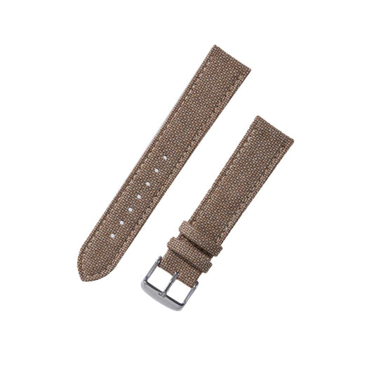 Featured image of the Tan Solid Weave Effect watch band