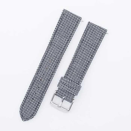 Featured image of the Black & White Birdseye watch band
