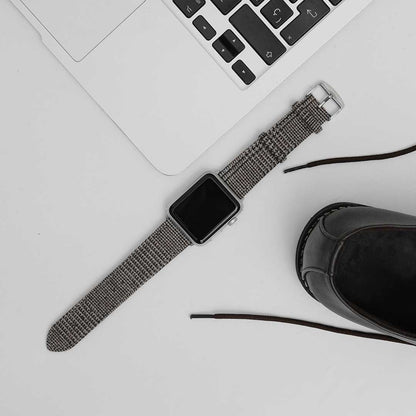 Apple Watch LIGHT BROWN GLENCHECK