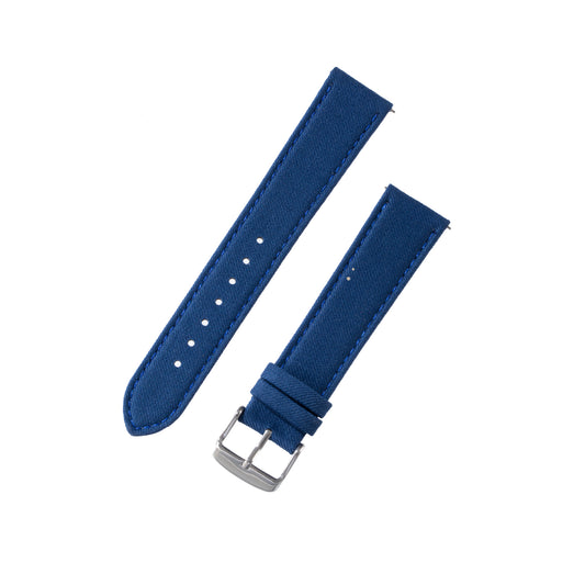 Featured image of the Blue Plain – Luxury Superfine watch band