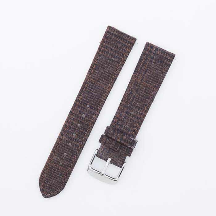 Featured image of the Dark Brown Glencheck watch band