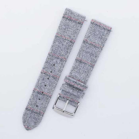 Featured image of the Light Grey Double Stripe watch band
