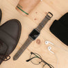 Apple Watch LIGHT BROWN w BLUE/TAN CHECK