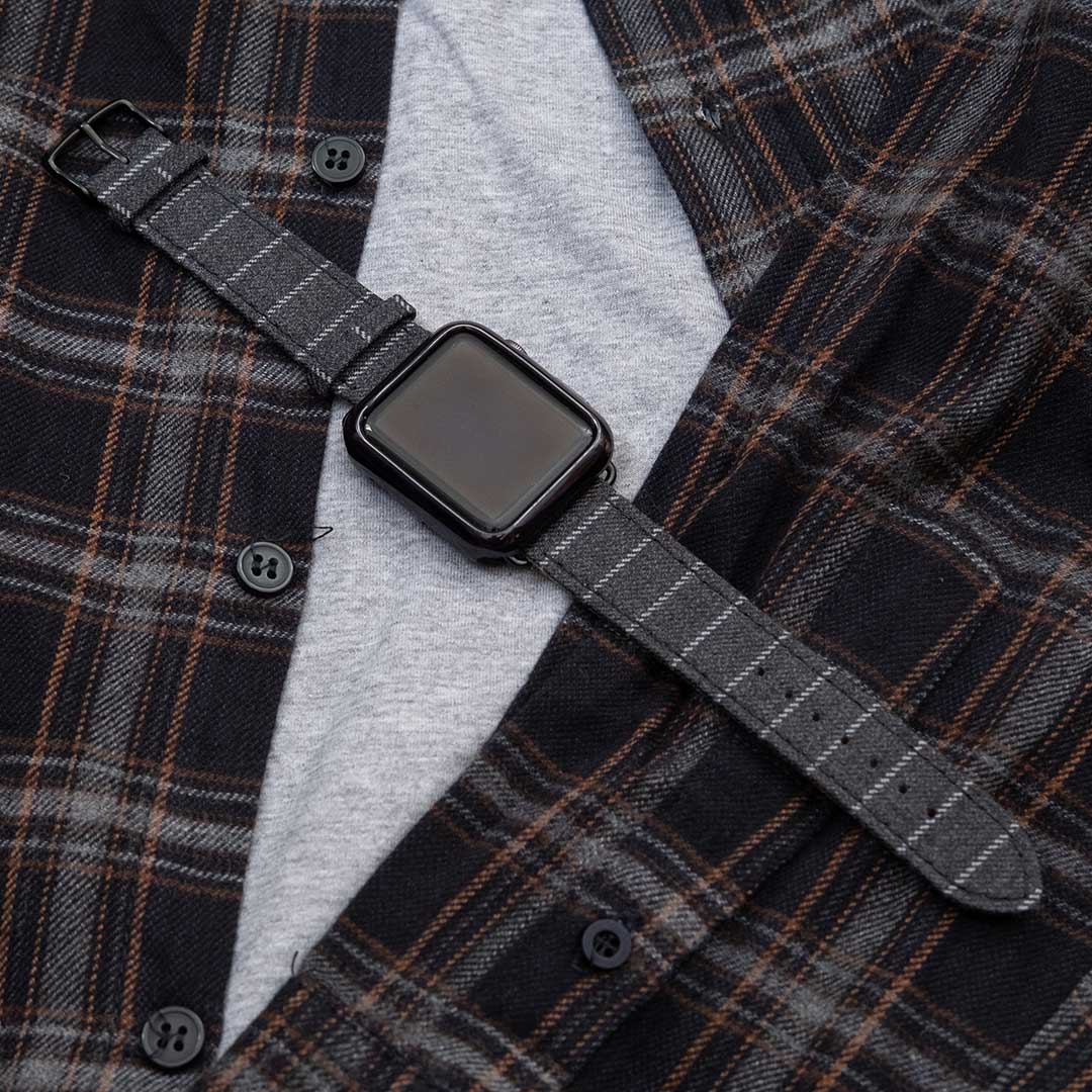 Apple Watch MID GREY NARROW CHALK STRIPE