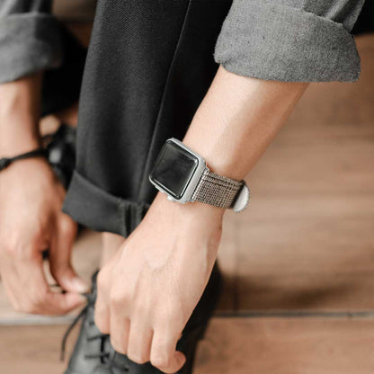Apple Watch LIGHT BROWN GLENCHECK