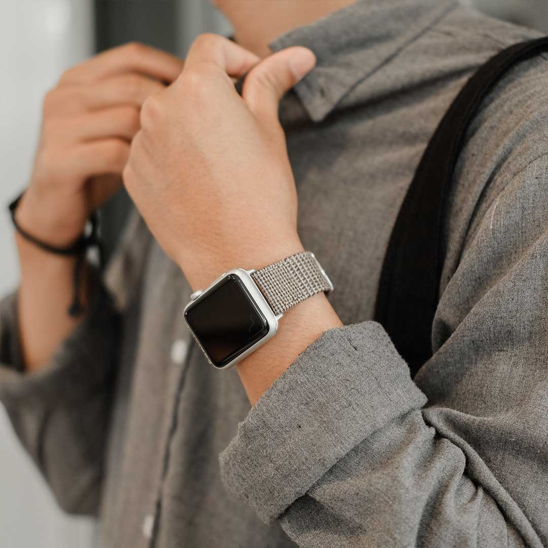 Apple Watch LIGHT BROWN GLENCHECK