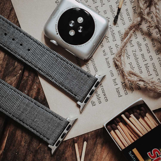 Apple Watch EXPLODED SPLIT BASKET GLEN - LIGHT GREY