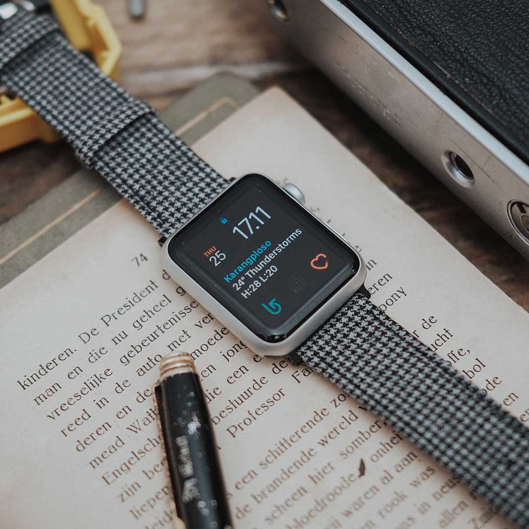 Apple Watch BLACK & WHITE houndstooth