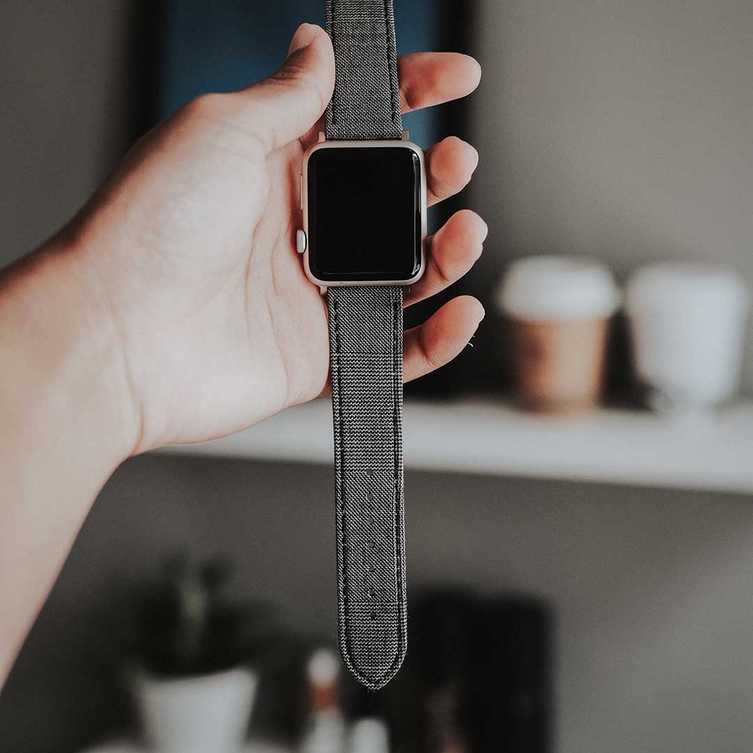 Apple Watch EXPLODED SPLIT BASKET GLEN - LIGHT GREY