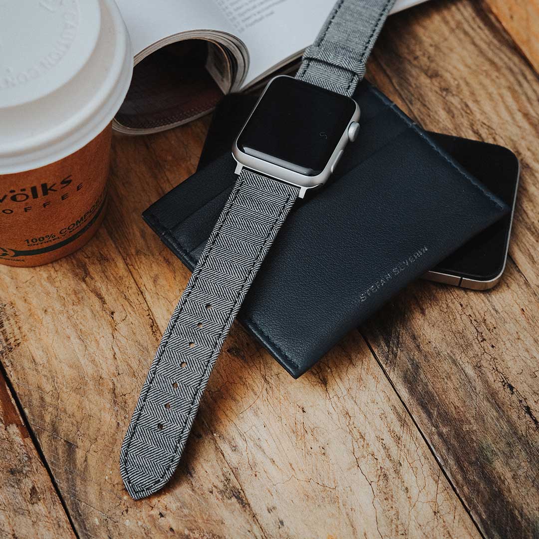 Apple Watch LIGHT GREY HERRINGBONE