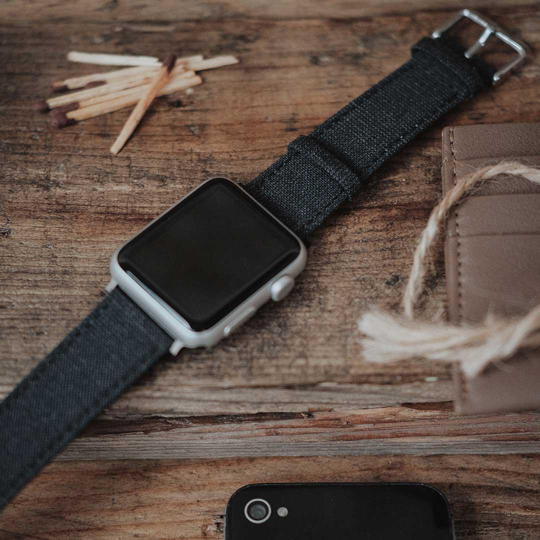 Apple Watch EXPLODED SPLIT BASKET GLEN - DARK GREY