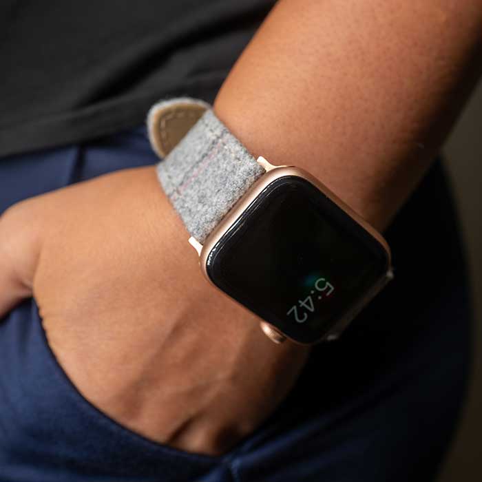 Apple Watch LIGHT GREY DOUBLE STRIPE