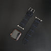 Load image into Gallery viewer, Apple Watch CHARCOAL WITH BLUE CHALKSTRIPE
