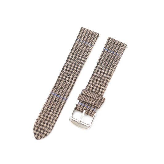 Featured image of the Classic Light Brown Glencheck watch band