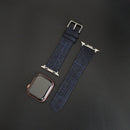 Featured image of the Apple Watch Navy Glencheck band
