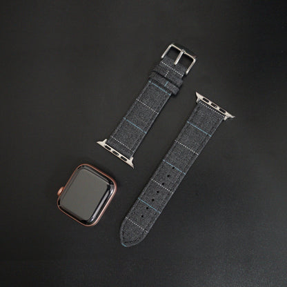 Featured image of the Apple Watch Mid Grey Alternate Bead Col Stripe band