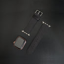 Featured image of the Apple Watch Dark Brown Sharkskin band