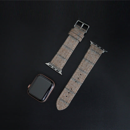 Featured image of the Apple Watch Light Tan Double Stripe band