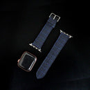 Featured image of the Apple Watch Blue with Blue Tattersall band