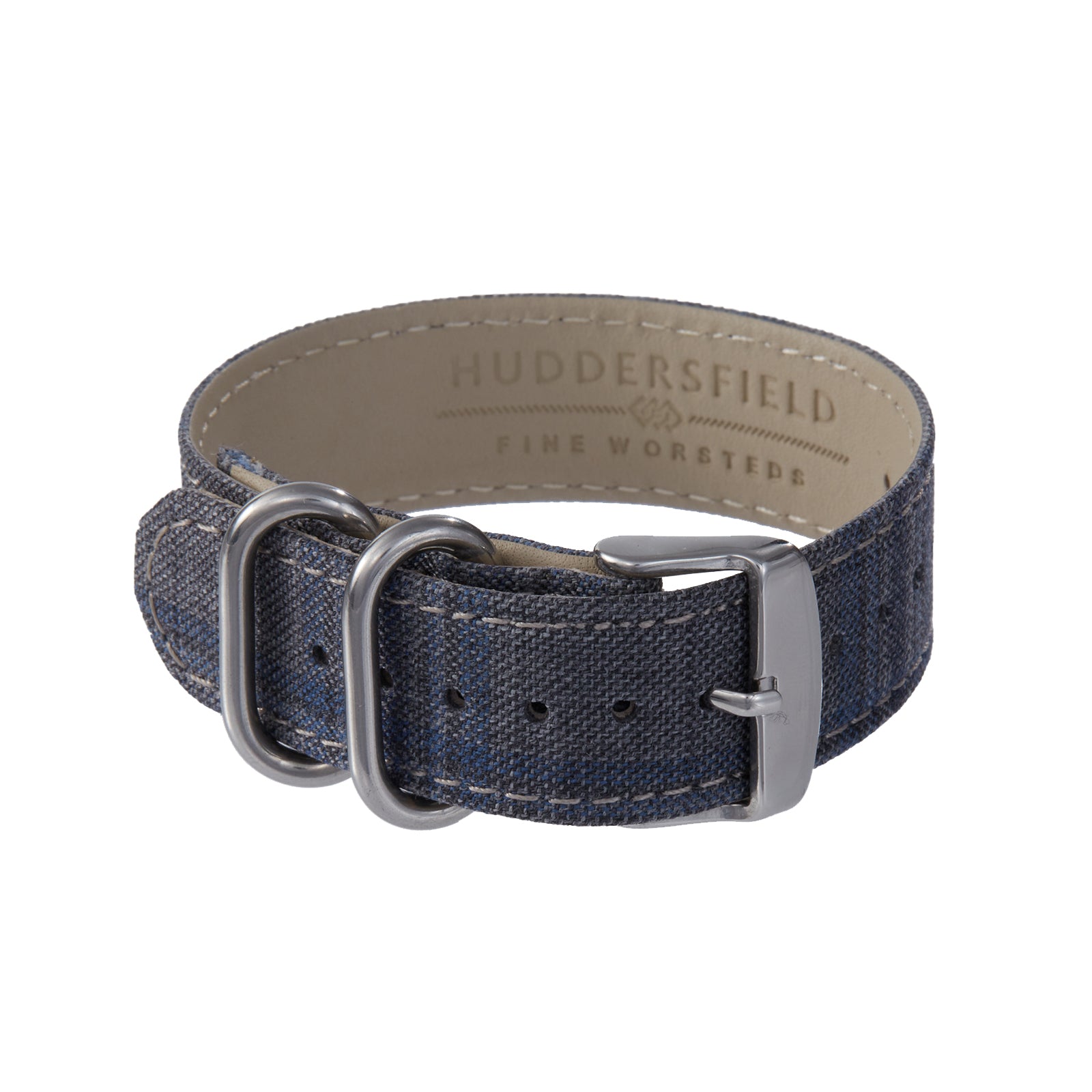 GREY w FANCY BLUE WINDOWPANE overplaid NATO