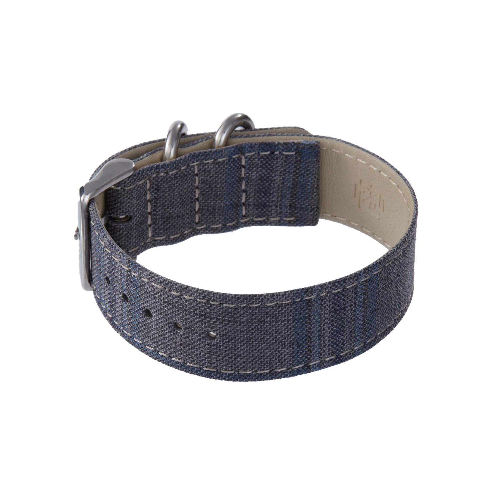 GREY w FANCY BLUE WINDOWPANE overplaid NATO