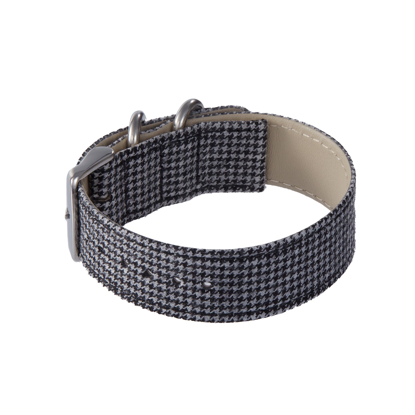 BLACK & WHITE houndstooth NATO
