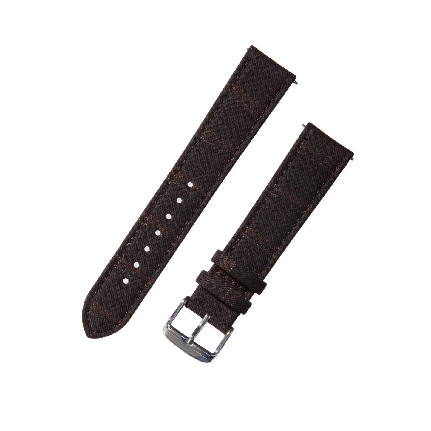 Featured image of the Brown with Light Brown Stripes watch band