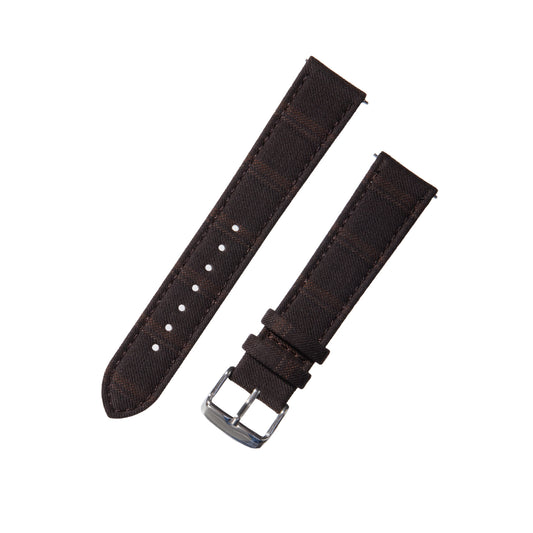 Featured image of the Brown with Light Brown Stripes watch band