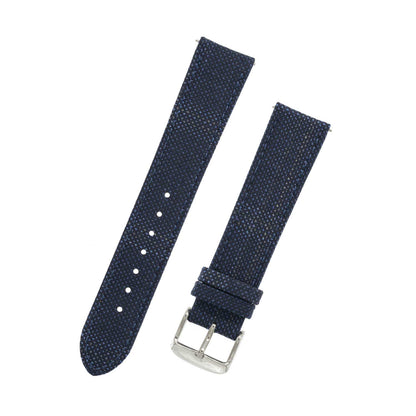Featured image of the Blue Weave Effect with Green/Light Blue Windowpane watch band