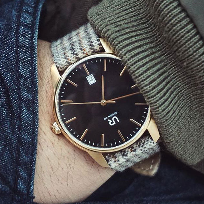 LIGHT BROWN GLENCHECK