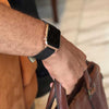 Apple Watch DARK BROWN SHARKSKIN